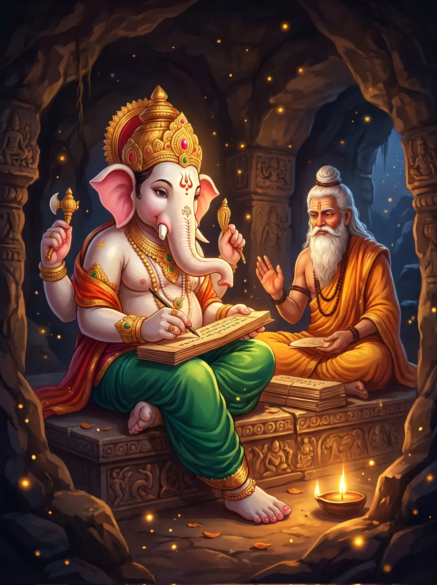 Writing the Mahabharata as Vyasa speaks